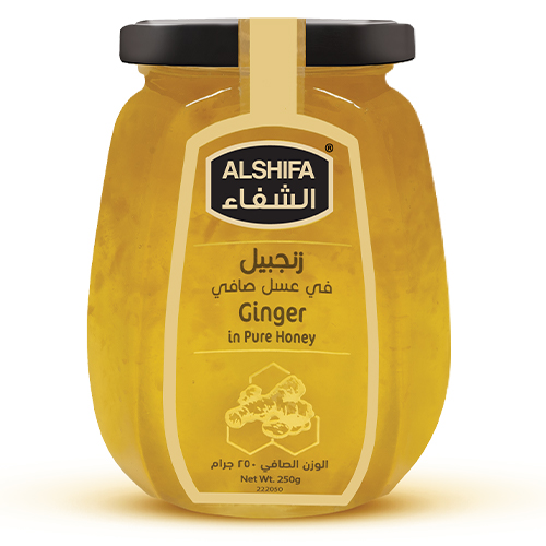 http://atiyasfreshfarm.com/public/storage/photos/1/New Project 1/Alshifa Ginger Honey (250g).jpg